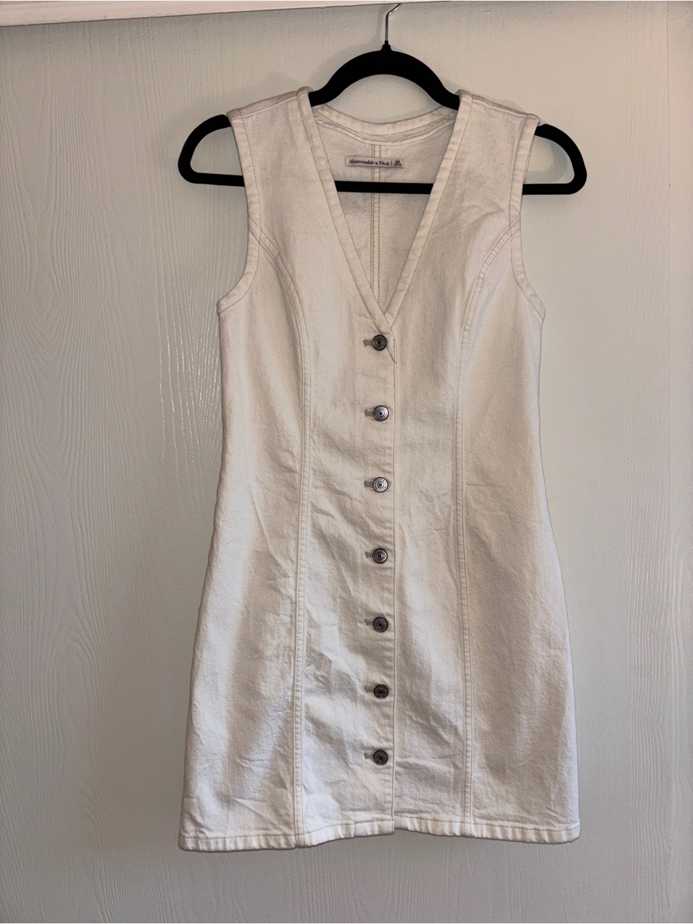 Abercrombie Sleeveless Denim Button-down Dress - XS - Picture 1 of 3